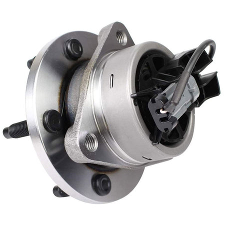 MotorbyMotor 513206 Front Wheel Bearing and Hub Assembly with 5 Lugs Fits for Pontiac Pursuit G5, Chevrolet Cobalt HHR, Saturn Ion Red Line Hub Bearing (w/ABS) MotorbyMotor