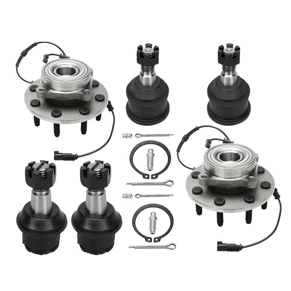 MotorbyMotor 512460 Front/Rear Wheel Hub & Bearing Assembly fits for Ford Explorer 2011-2018, Ford Police Interceptor Utility 2013-2018 Wheel Bearing and Hub Assembly 5 Lugs Non ABS-2pc Set MotorbyMotor