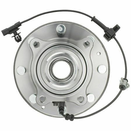 MotorbyMotor 515144 (4WD) Front Heavy Duty Wheel Bearing Assembly with 8 Lugs for Chevy Silverado 2500HD 3500HD, GMC Sierra 2500HD 3500HD Wheel Bearing Hub Assembly (DRW, w/ABS)-Dual Rear Wheel MotorbyMotor