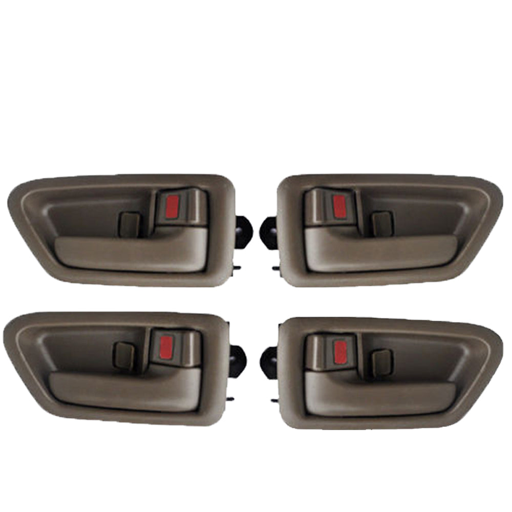 4pcs Front or Rear Left Right Interior Door Handle Fits for Toyota Camry Driver Passenger Side Inner Door Handles Replace 69206-AA010 (Inside Car Door Handle) MotorbyMotor