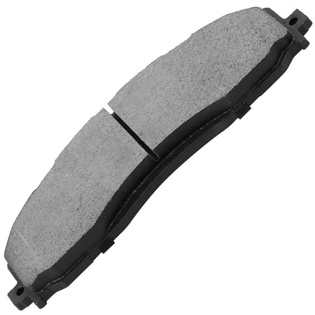 MotorbyMotor 4PC Front Ceramic Brake Pads with Hardware Kits, Ford F-250 F-350 F-450 Super Duty Low Dust Brake Pad (4WD 4x4) MotorbyMotor