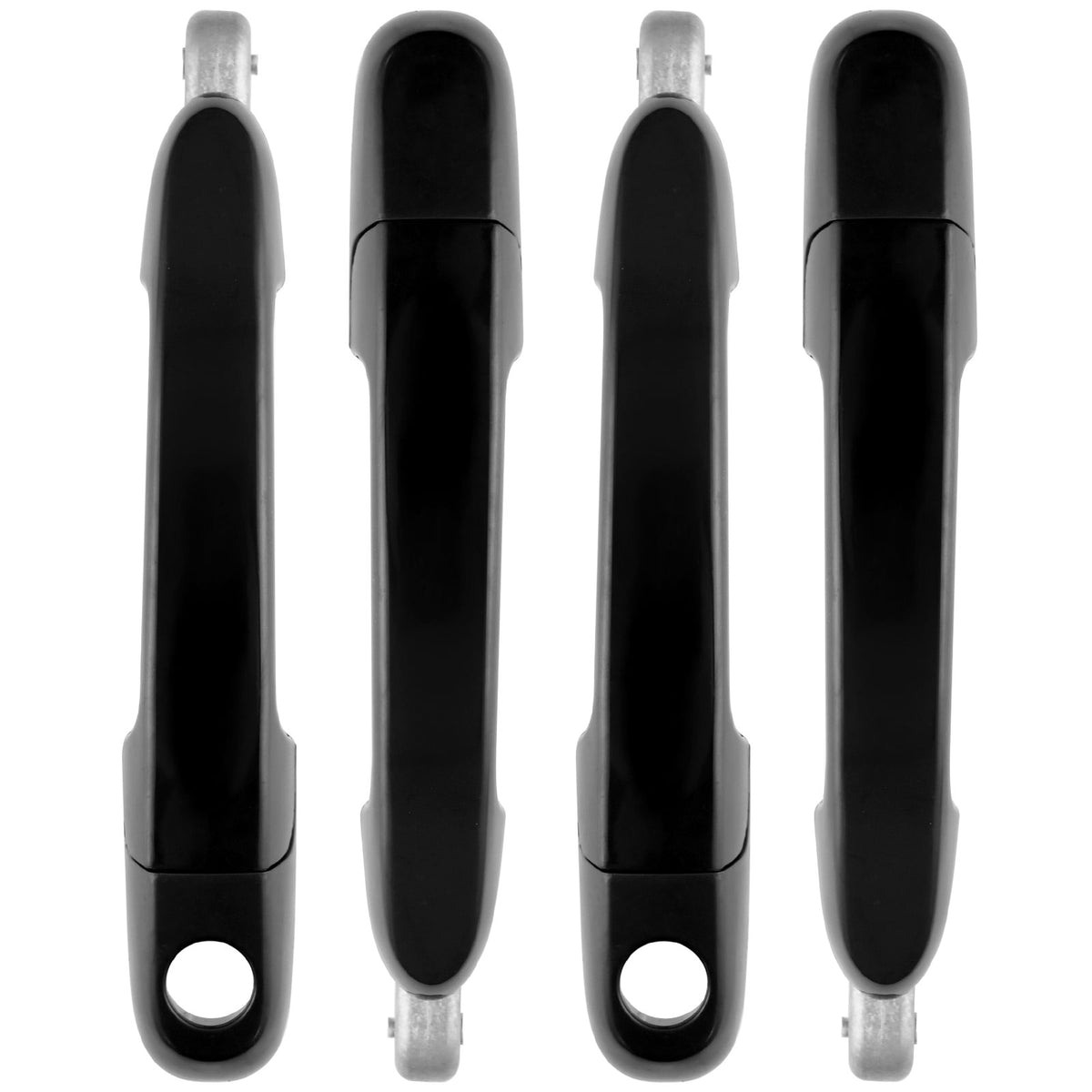 4Pcs Front and Rear Exterior Door Handles Fits for Hyundai Accent 2006 2007 2008 2009 2010 2011 Car Door Handle MotorbyMotor