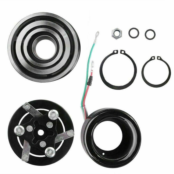 (4 CYL 2.4L) A/C Compressor Clutch Kit Pulley Coil Fit Honda CR-V 2002 2003 2004 2005 2006 AC Compressor Clutch Kit MotorbyMotor