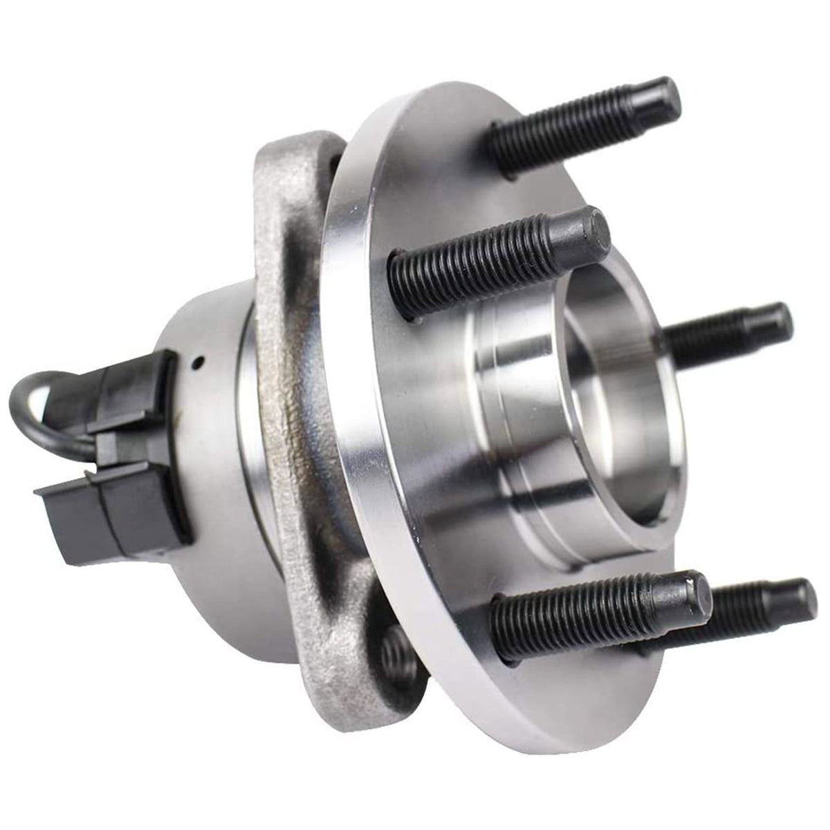 MotorbyMotor 513206 Front Wheel Bearing and Hub Assembly with 5 Lugs Fits for Pontiac Pursuit G5, Chevrolet Cobalt HHR, Saturn Ion Red Line Hub Bearing (w/ABS) MotorbyMotor
