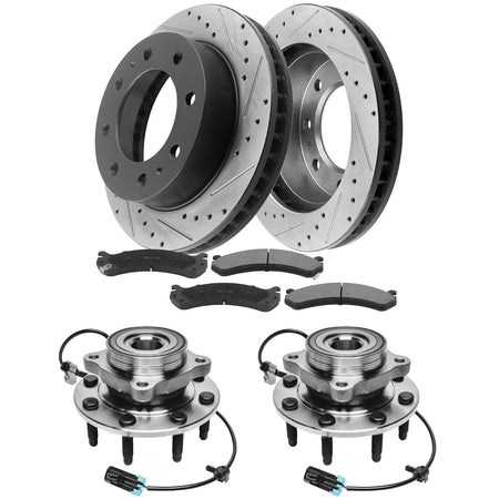 MotorbyMotor 513394 Rear Wheel Bearing and Hub Assembly with ABS 5 Lugs fits for Ford Edge, Lincoln Continental MKX Low-Runout OE Directly Replacement Hub Bearing (All Models)-2PK MotorbyMotor