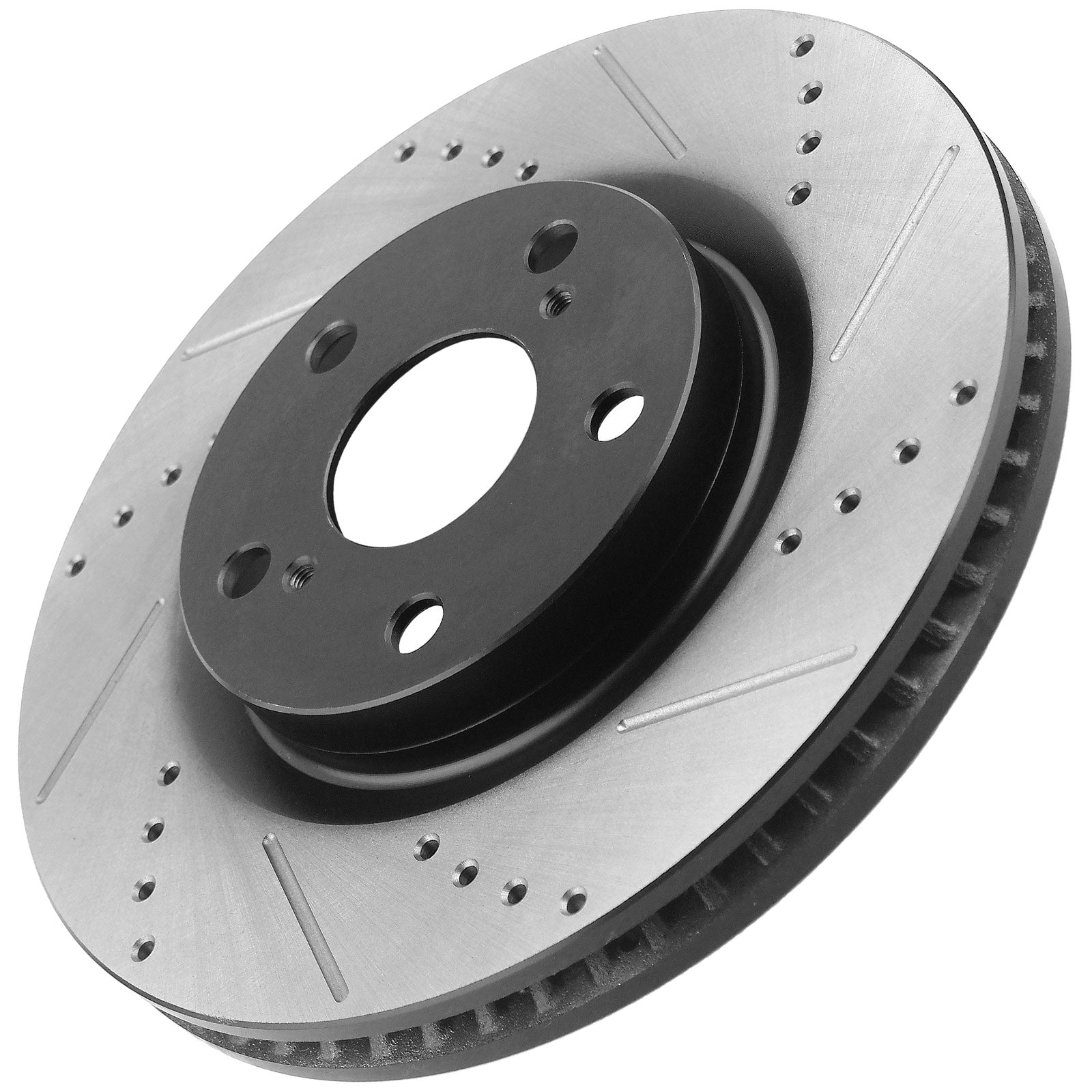 Front Drilled & Slotted Disc Brake Rotors + Ceramic Pads Fits for Lexus ES300 IS250, Toyota Avalon Camry Sienna Solara-5-Lug Wheel Holes MotorbyMotor