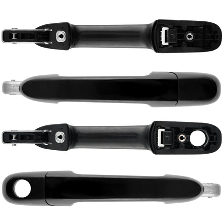 4Pcs Front and Rear Exterior Door Handles Fits for Hyundai Accent 2006 2007 2008 2009 2010 2011 Car Door Handle MotorbyMotor