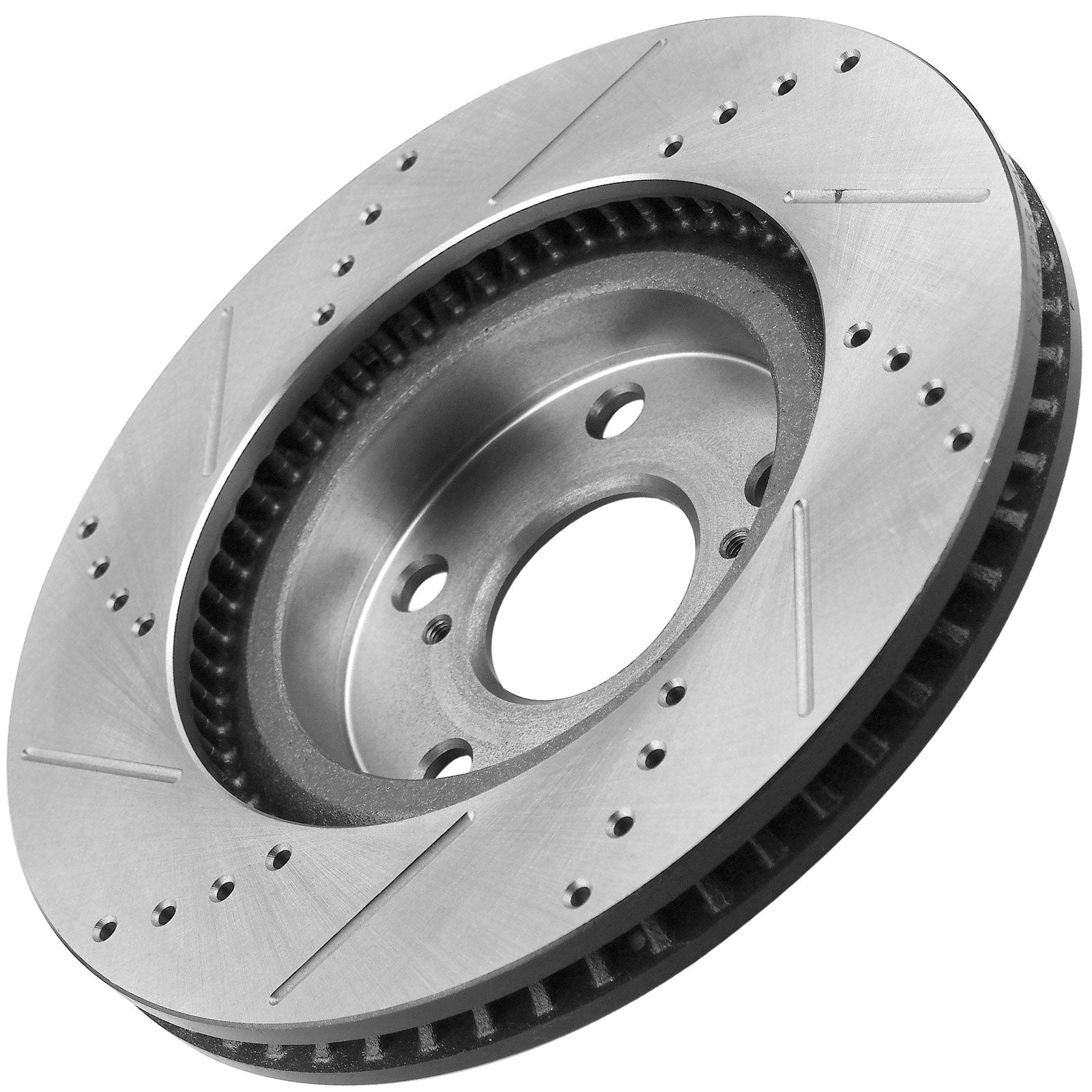 Front Drilled & Slotted Disc Brake Rotors + Ceramic Pads Fits for Lexus ES300 IS250, Toyota Avalon Camry Sienna Solara-5-Lug Wheel Holes MotorbyMotor