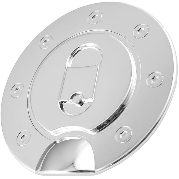 Chrome Fuel Tank Cap Fits for 2004 2005 2006 2007 2008 Ford F150- Triple Gas Door Cover MotorbyMotor