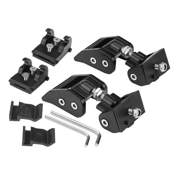 Steel Hood Latch Locking Catch Buckle Fits for Jeep Wrangler 2007-2017, Locking Hood Lock Catch-Black MotorbyMotor