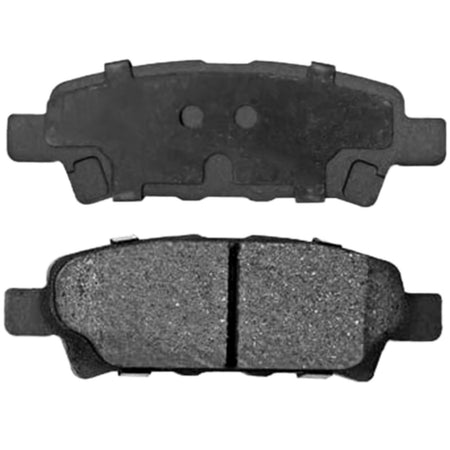 Rear Ceramic Brake Pads w/Hardware Kits Fits Chrysler 200 Sebring, Dodge Avenger Caliber, Jeep Compass Patriot, Mitsubishi Lancer-Ceramic Low Dust Brake Pad-4 Pack MotorbyMotor