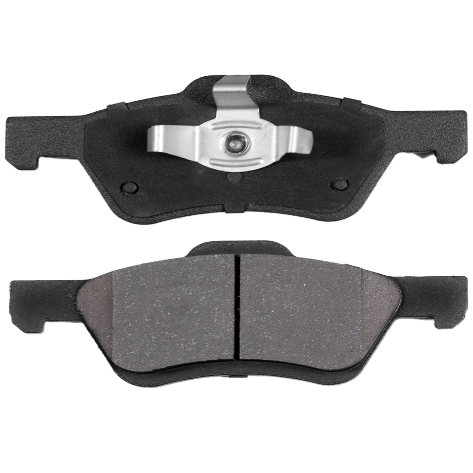 Front Ceramic Brake Pads w/Hardware Kits Fits for Ford Escape, Mazda Tribute,Mercury Mariner -Low Dust Brake Pad-4 Pack MotorbyMotor