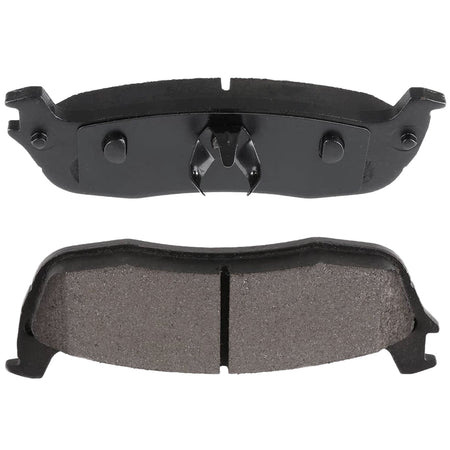 Rear Ceramic Brake Pads w/Hardware Kits Fits for Ford Expedition F-150 F-250, Lincoln Blackwood Navigator Town Car-4 Pack MotorbyMotor