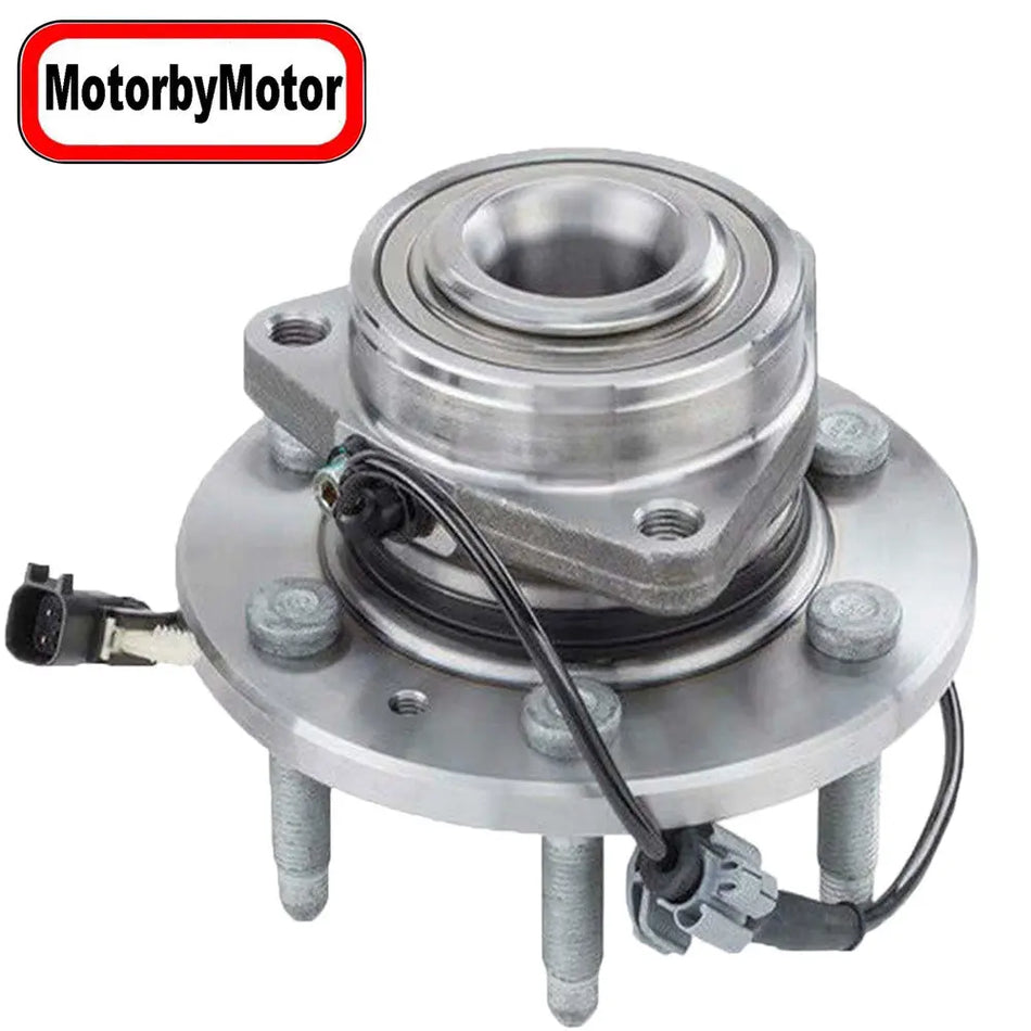 MotorbyMotor Front Wheel Bearing and Hub Assembly 4WD with 6 Lugs (4x4, w/ABS) MotorbyMotor