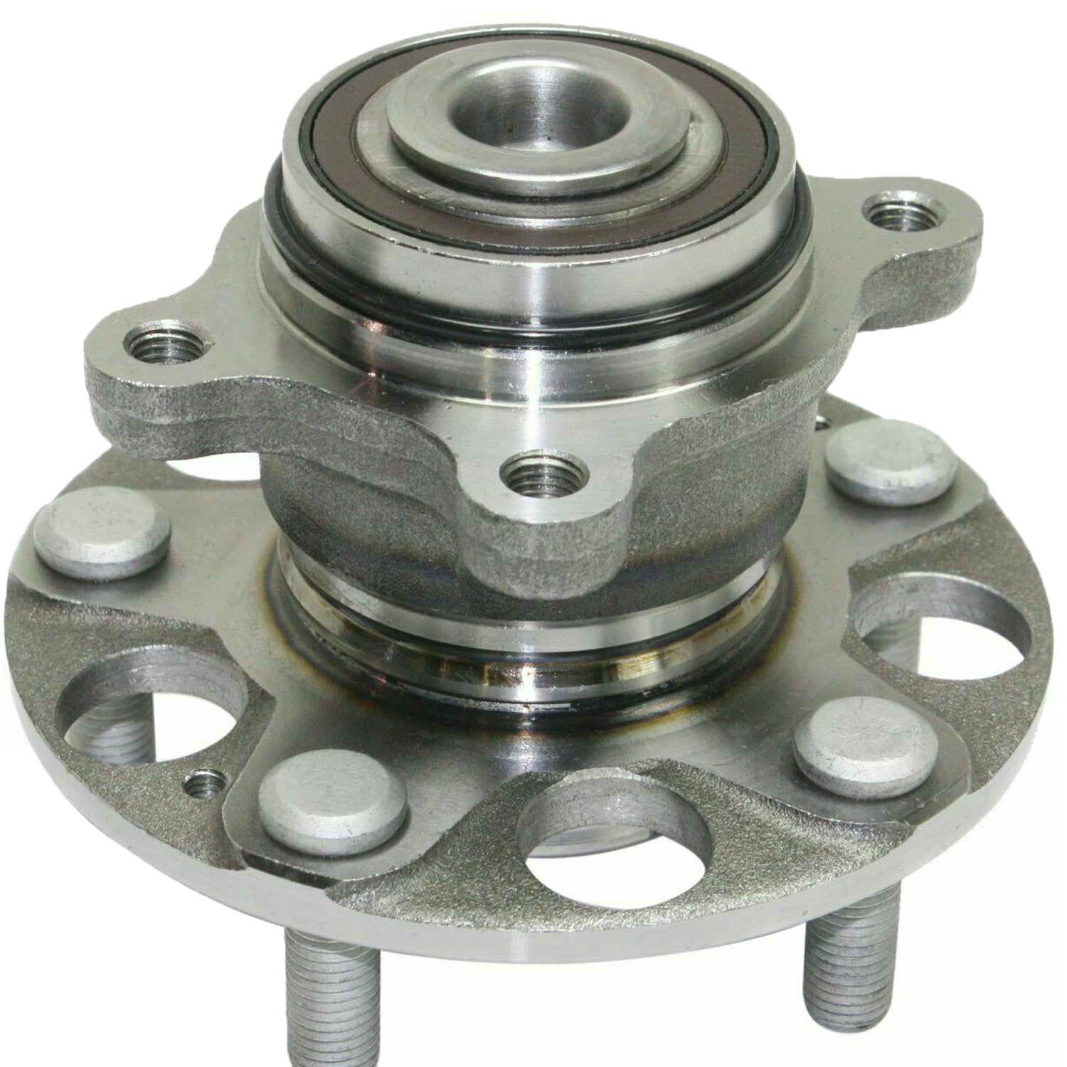 MotorbyMotor 512257 Rear Heavy Duty Wheel Bearing and Hub Assembly with 5 Lugs, 2006-2011 Honda Civic (LX DX Models ONLY)  (w/ABS) MotorbyMotor