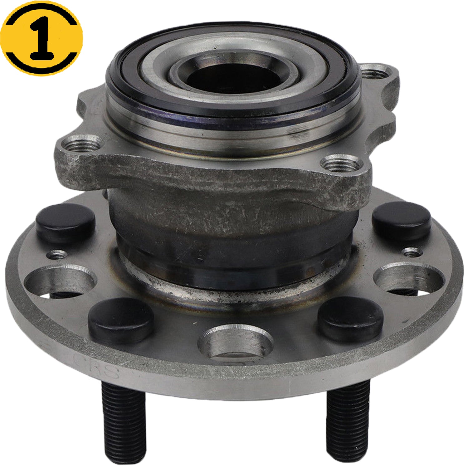 MotorbyMotor 512321 Rear Wheel Bearing & Hub Assembly with 5 Lugs,2005-2012 Acura RL,2009-2013 Acura TL Low-Runout OE Directly Replacement (w/ABS, AWD) MotorbyMotor