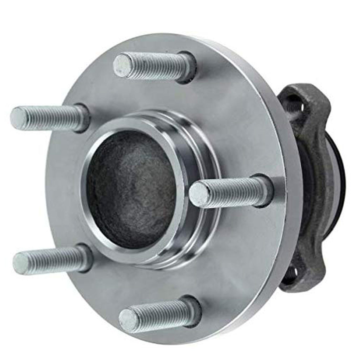 MotorbyMotor 512348 Rear Wheel Bearing Hub Assembly w/5 Lugs 2004-2008 Mazda 3 Low-Runout OE Directly Replace Hub Bearing MotorbyMotor