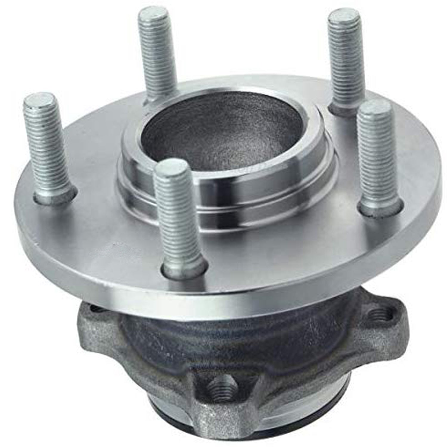 MotorbyMotor 512348 Rear Wheel Bearing Hub Assembly w/5 Lugs 2004-2008 Mazda 3 Low-Runout OE Directly Replace Hub Bearing MotorbyMotor
