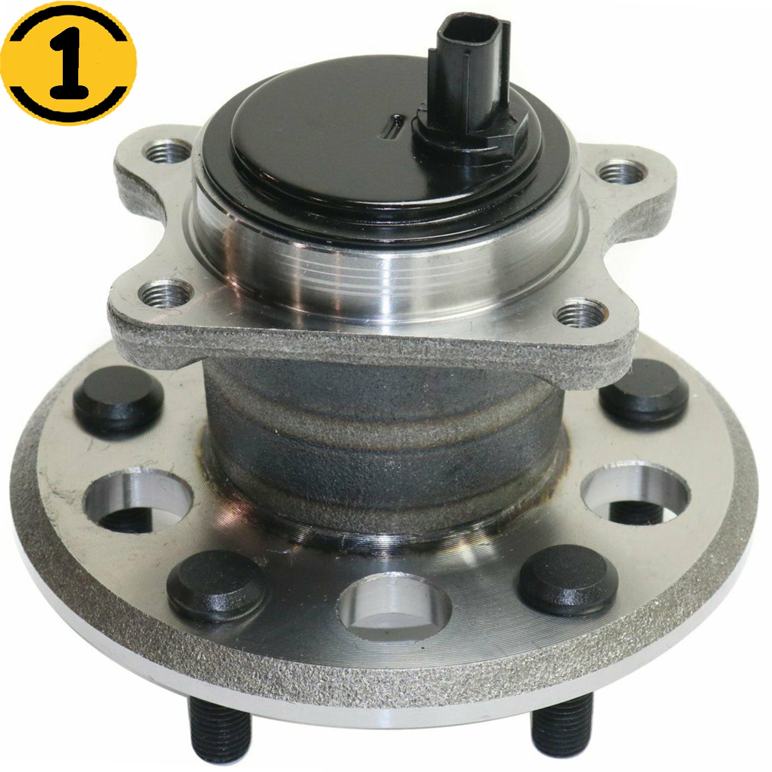 MotorbyMotor 512455 Rear Passenger Wheel Bearing and Hub Assembly with 5 Lugs Fits for 2013-2018 Toyota Avalon, 2012-2017 Toyota Camry Low-Runout OE Directly Replacement Hub Bearing (w/ABS, Right LH) MotorbyMotor