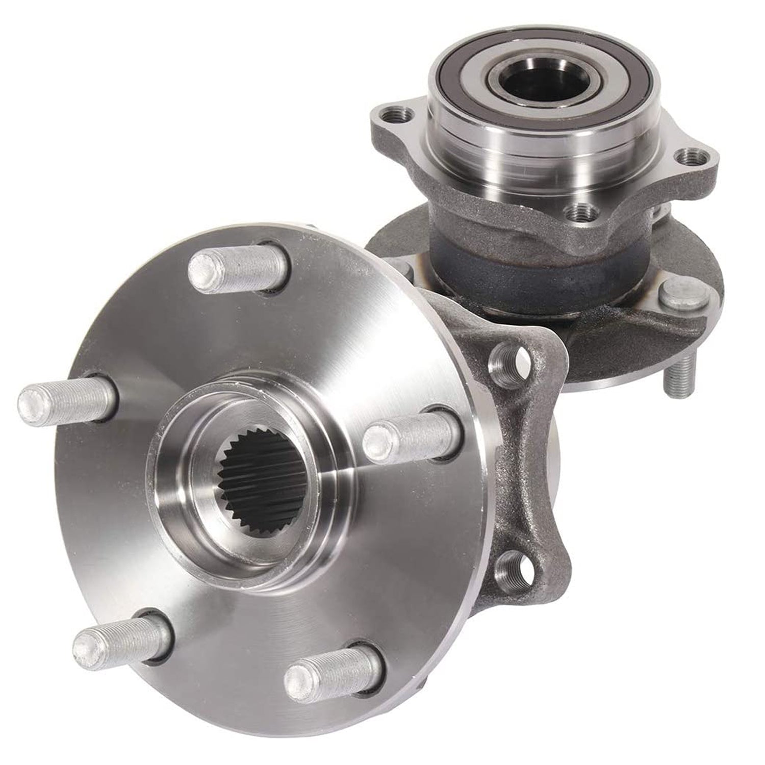 MotorbyMotor 512536 Rear Wheel Bearing and Hub Assembly w/5 Lugs Fits for Subaru Ascent Forester Legacy Outback WRX STI Low-Runout OE Directly Replacement Hub Bearing MotorbyMotor