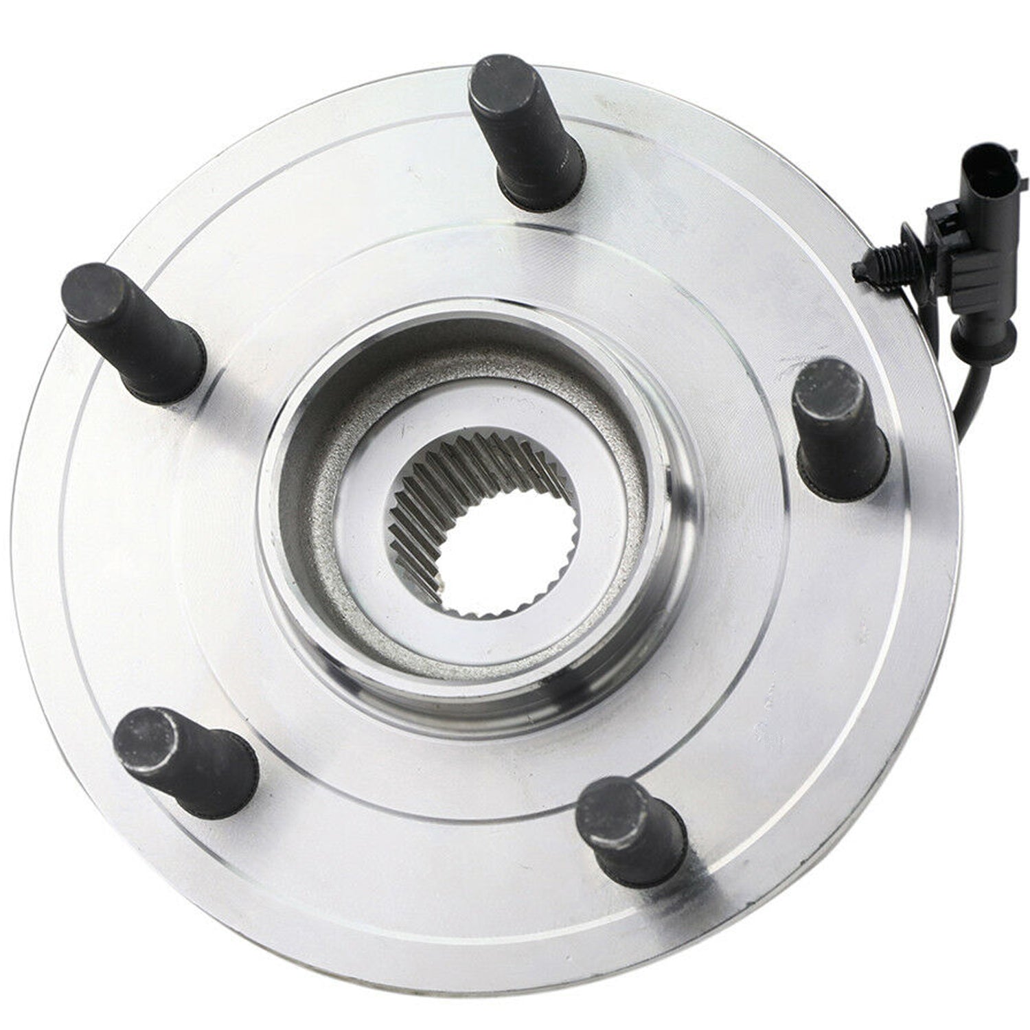 MotorbyMotor 513207 Front Wheel Bearing andHub Assembly with 5 Lugs Fits for 2004 2005 Dodge Durango Low-Runout OE Directly Replacement Hub Bearing (w/ABS) MotorbyMotor