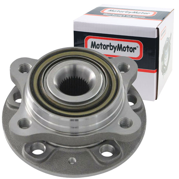 MotorbyMotor 513208 Front Wheel Bearing Hub Assembly Replacement for 2003 2004 2005 2006 2007 Volvo XC90 Hub Bearing((For 36 Spline Count on Axle) MotorbyMotor
