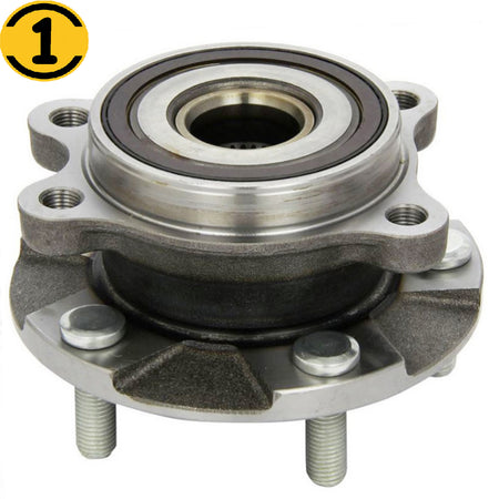 MotorbyMotor 513258 Front Heavy Duty Wheel Bearing Assembly w/5 Lugs Fits for 11-16 Scion TC (Manual Transmission Only), 06-12 Toyota Rav4 (3.5L V6), 13-17 Toyota Rav4 Wheel Bearing and Hub Assembly MotorbyMotor