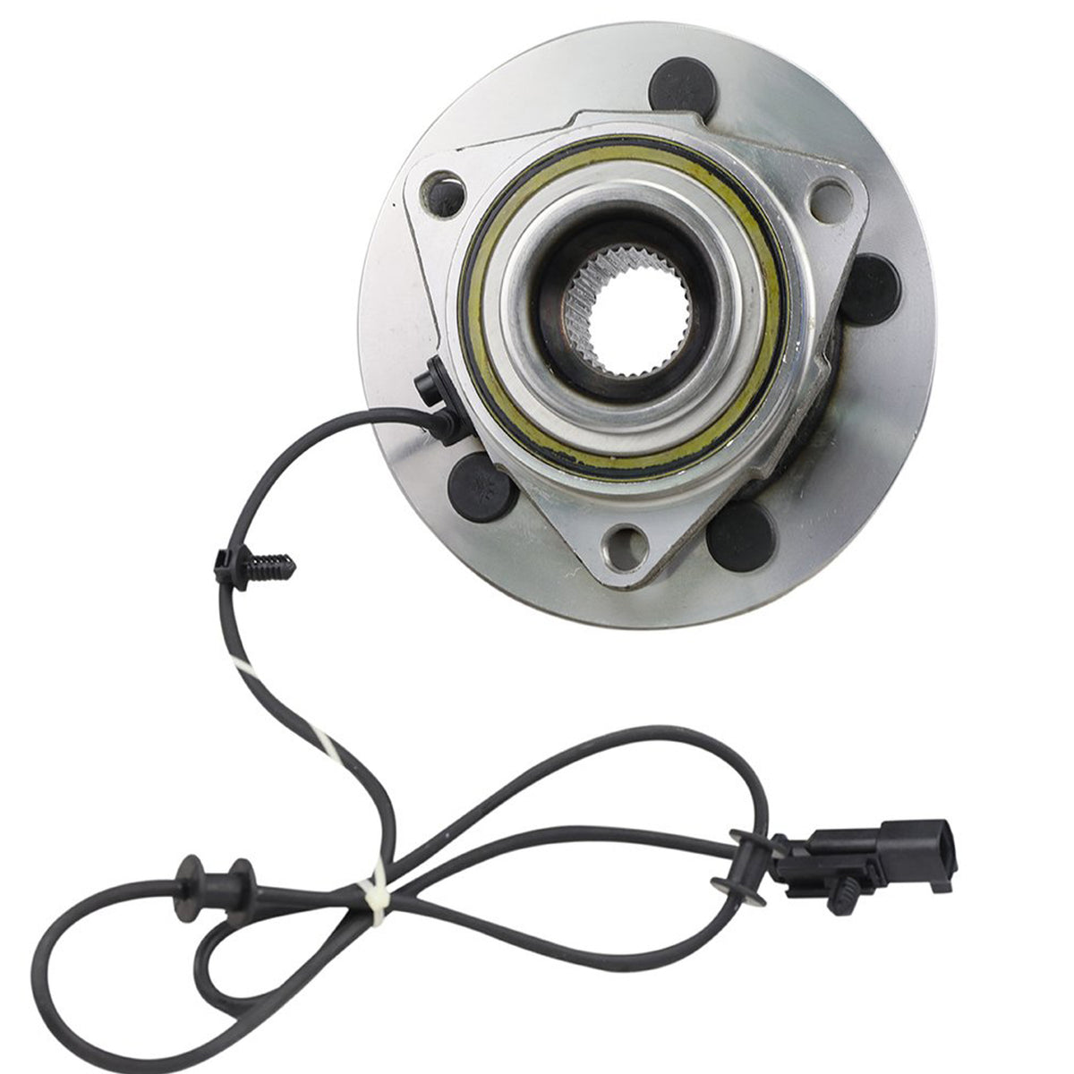 MotorbyMotor 513271 Front Wheel Bearing and Hub Assembly with 5 Lugs fits for Chrysler Aspen,Dodge Durango Low-Runout OE Directly Replacement Hub Bearing w/ABS, 2WD 4WD MotorbyMotor