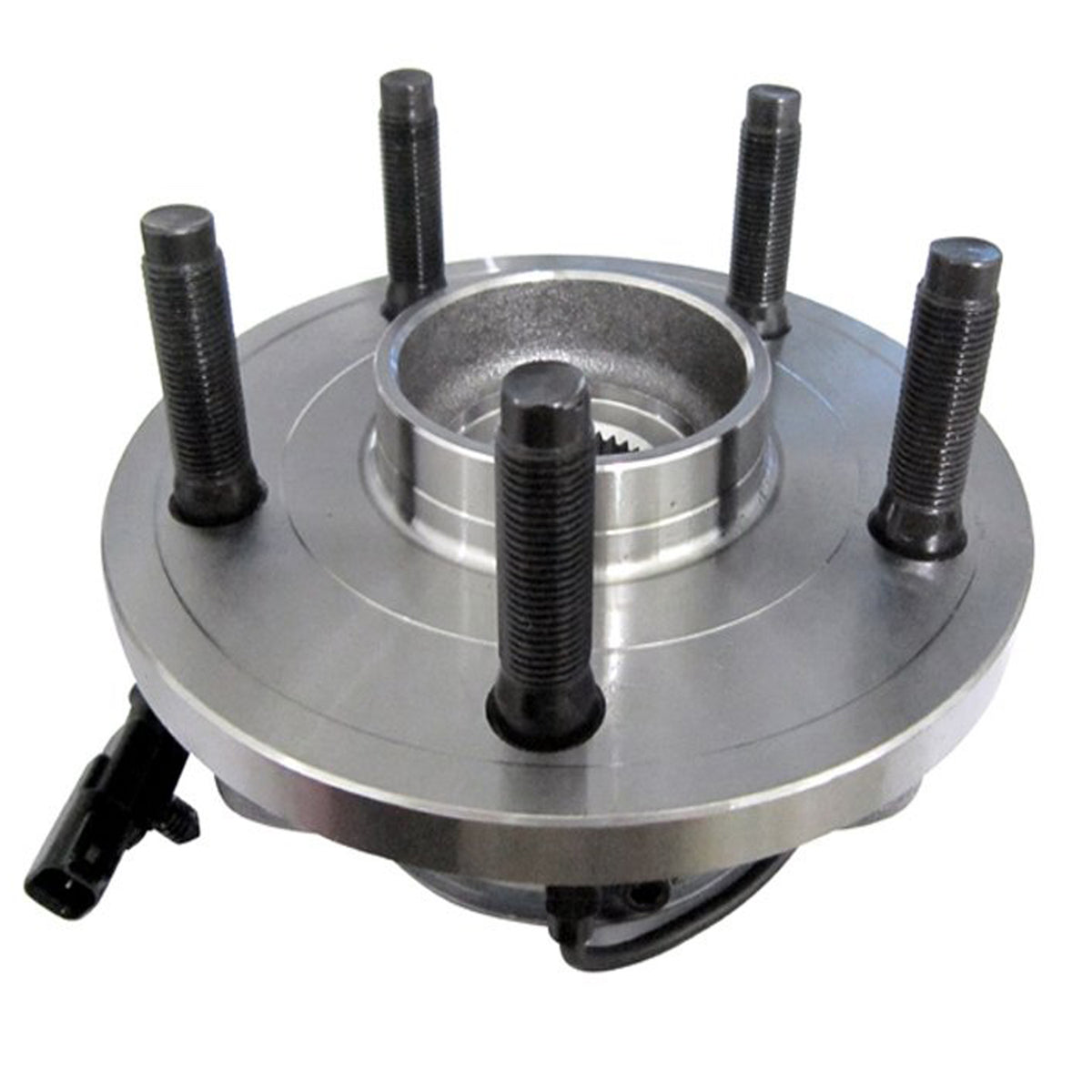 MotorbyMotor 513271 Front Wheel Bearing and Hub Assembly with 5 Lugs fits for Chrysler Aspen,Dodge Durango Low-Runout OE Directly Replacement Hub Bearing w/ABS, 2WD 4WD MotorbyMotor