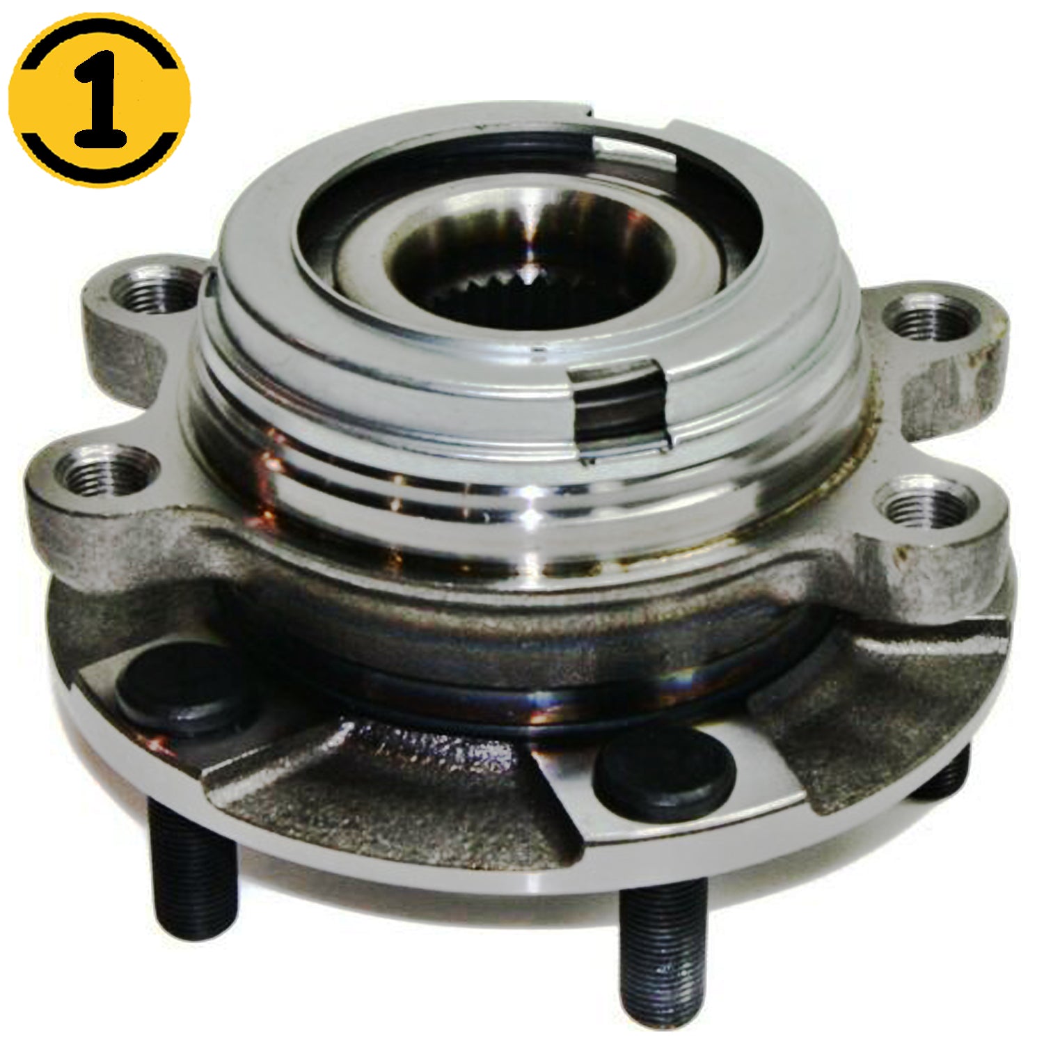 MotorbyMotor 513296 Front Wheel Bearing and Hub Assembly Fits for Nissan Altima 07-12 (3.5L V6 Only,32 Spline Quantity), Nissan Maxima Murano Pathfinder, Infiniti JX35 QX50 QX60 Hub Bearing w/5 Lugs MotorbyMotor