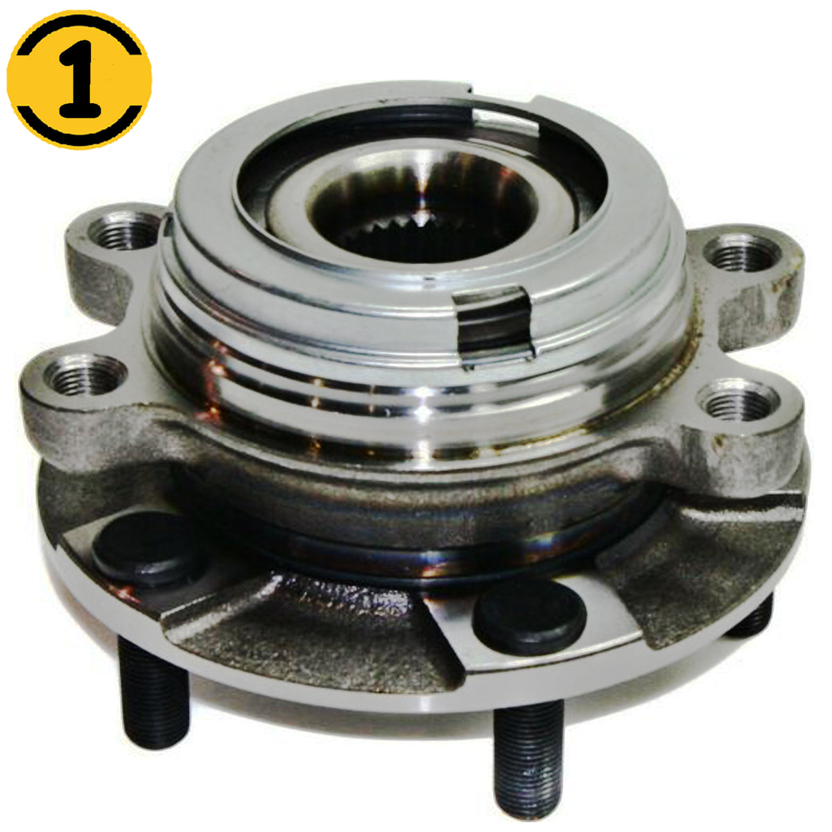 MotorbyMotor 513296 Front Wheel Bearing and Hub Assembly Fits for Nissan Altima 07-12 (3.5L V6 Only,32 Spline Quantity), Nissan Maxima Murano Pathfinder, Infiniti JX35 QX50 QX60 Hub Bearing w/5 Lugs MotorbyMotor