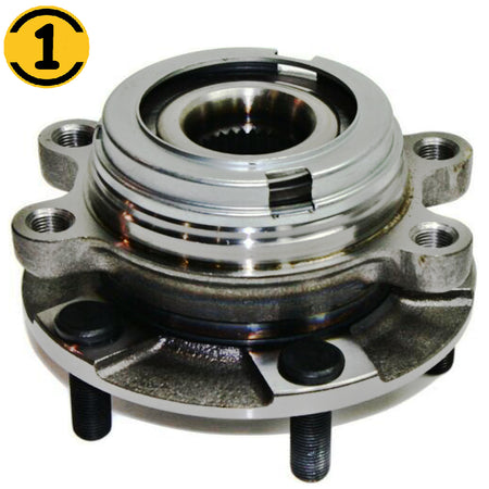 MotorbyMotor 513296 Front Wheel Bearing and Hub Assembly Fits for Nissan Altima 07-12 (3.5L V6 Only,32 Spline Quantity), Nissan Maxima Murano Pathfinder, Infiniti JX35 QX50 QX60 Hub Bearing w/5 Lugs MotorbyMotor