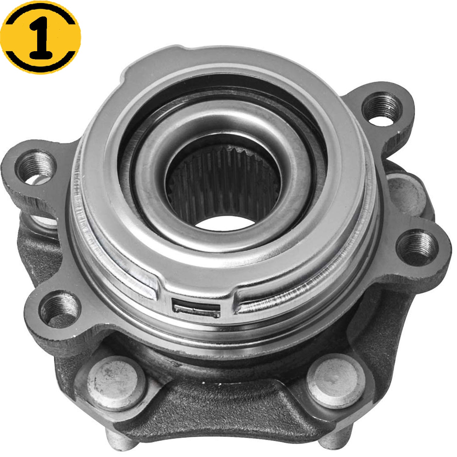 MotorbyMotor 513296 Front Wheel Bearing and Hub Assembly Fits for Nissan Altima 07-12 (3.5L V6 Only,32 Spline Quantity), Nissan Maxima Murano Pathfinder, Infiniti JX35 QX50 QX60 Hub Bearing w/5 Lugs MotorbyMotor