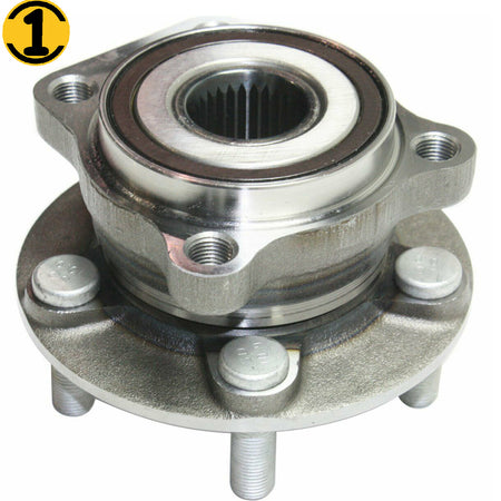 MotorbyMotor 513303 Front Wheel Bearing and Hub Assembly with 5 Lugs Fits for Subaru Forester Impreza Sport XV Crosstrek WRX Impreza Low-Runout OE Directly Replacement Hub Bearing (w/ABS) MotorbyMotor