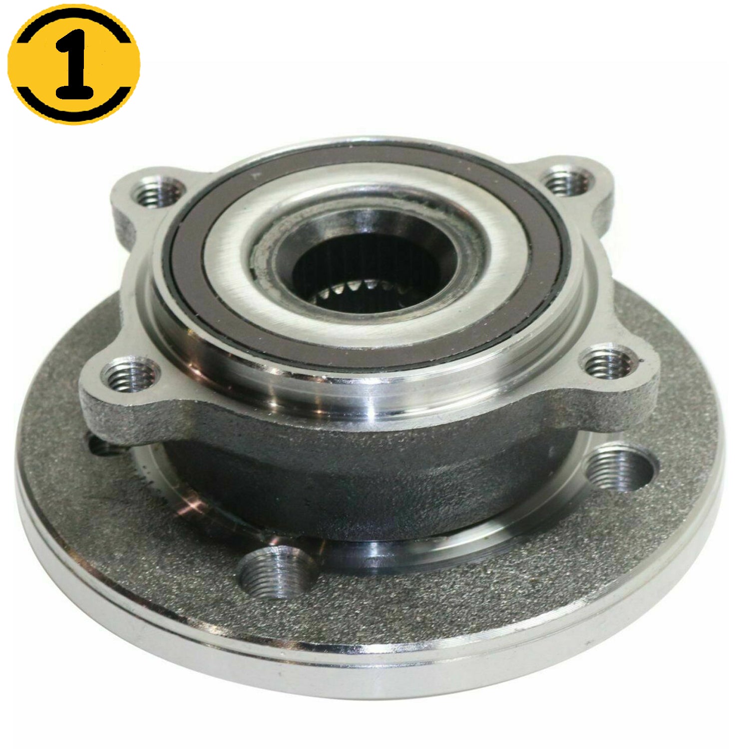 MotorbyMotor 513309 Front Wheel Bearing and Hub Assembly2WD FWD Fits for 2007-2015 Mini Cooper 4 Cyl Low-Runout OE Directly Replacement Hub Bearing MotorbyMotor