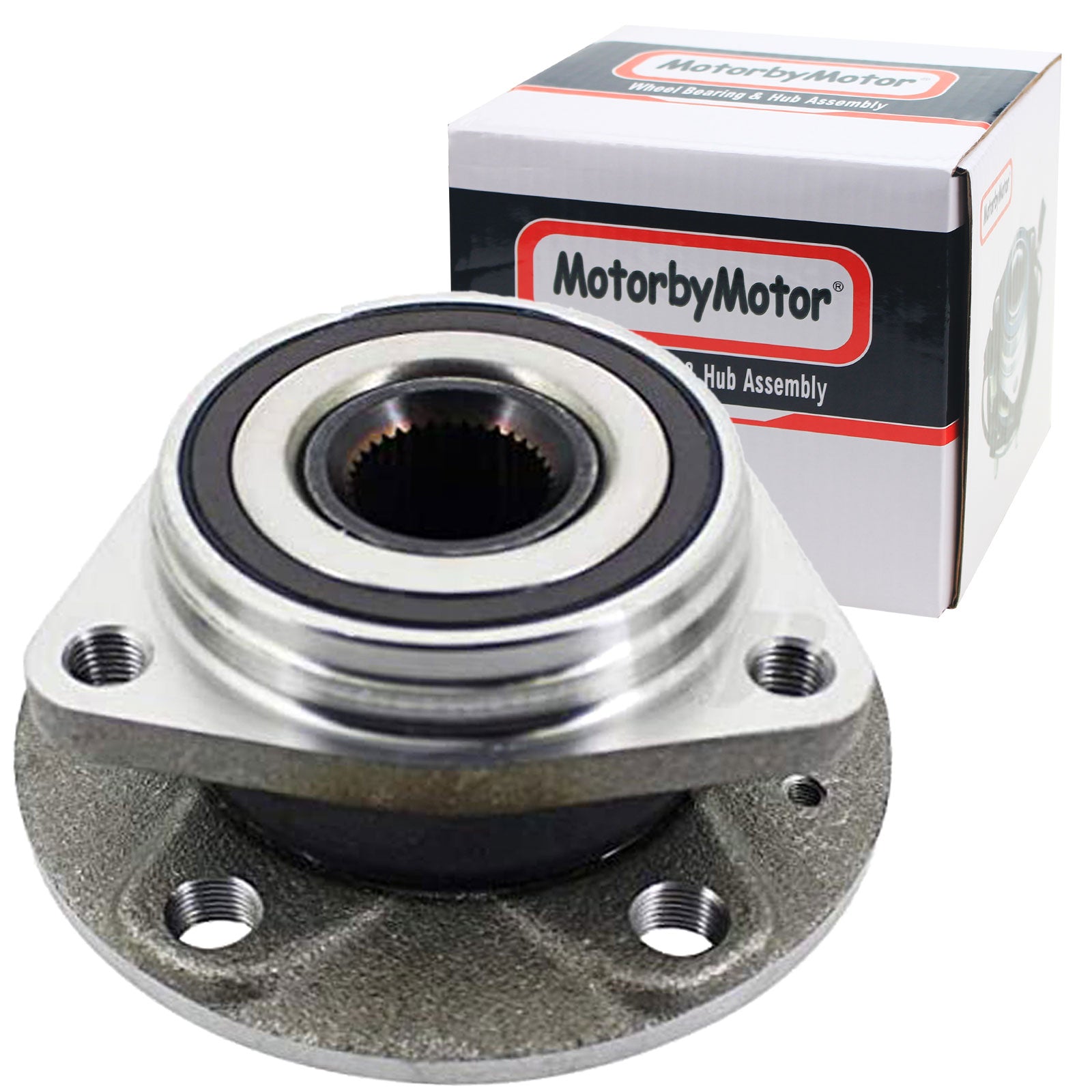MotorbyMotor Front Wheel Bearing and Hub Assembly Replacement for Audi A3 A3 Sportback E-Tron Q3 S3 TT TT RS Quattro TTS Quattro, for Volkswagen Arteon Golf GTI Jetta Tiguan Hub Bearing-513379 MotorbyMotor