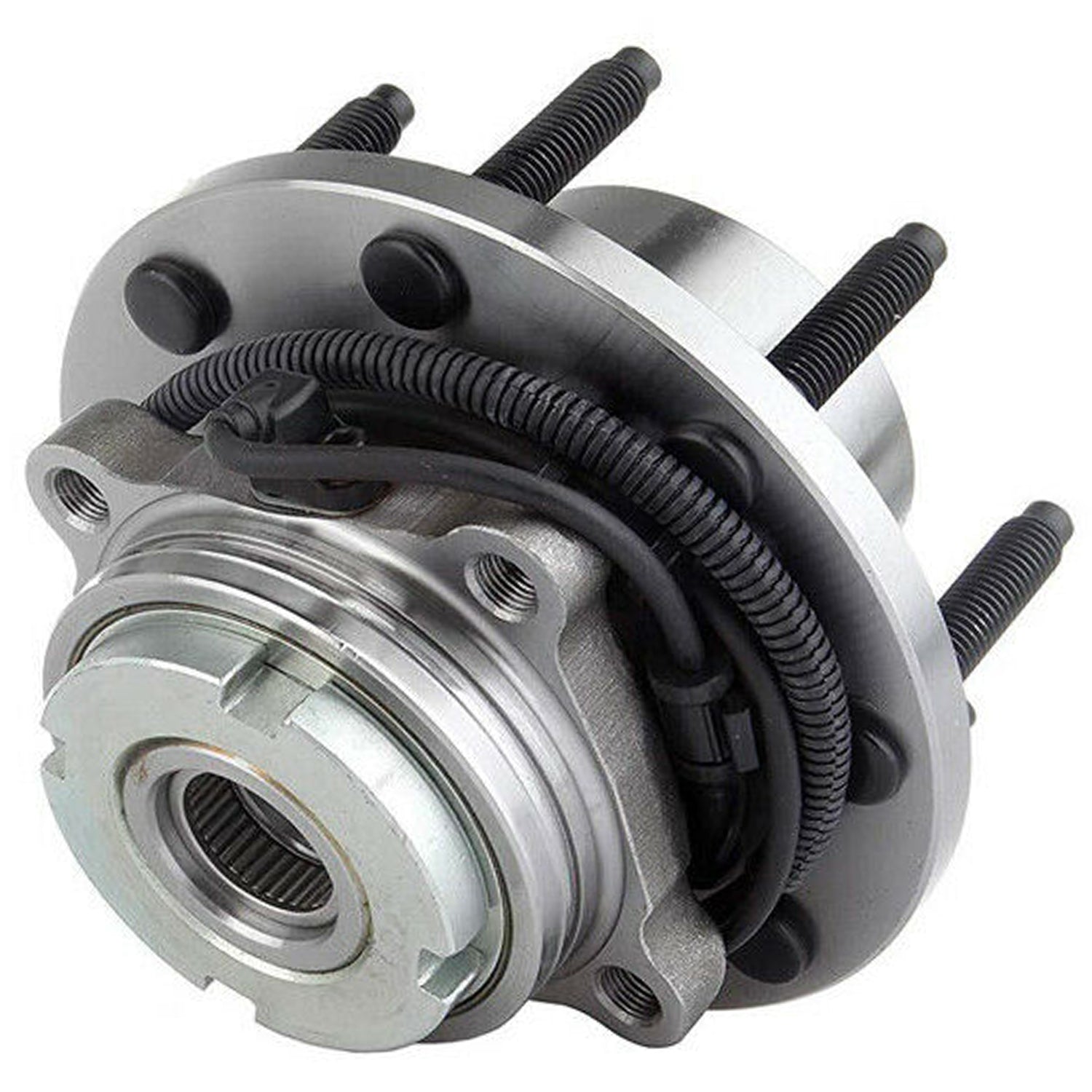 MotorbyMotor 515020 (4WD) Front Heavy Duty Wheel Bearing Assembly with 8 Lugs Fits for Ford F-250 F-350 Super Duty Excursion Wheel Bearing and Hub Assembly (W/ABS, SRW)-Single Rear Wheels ONLY MotorbyMotor