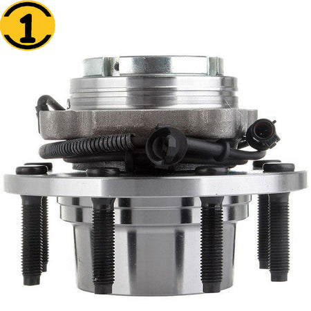 MotorbyMotor 515020 (4WD) Front Heavy Duty Wheel Bearing Assembly with 8 Lugs Fits for Ford F-250 F-350 Super Duty Excursion Wheel Bearing and Hub Assembly (W/ABS, SRW)-Single Rear Wheels ONLY MotorbyMotor