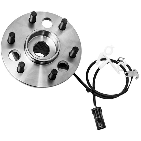 MotorbyMotor 515024 Front Wheel Bearing and Hub Assembly with 6 Lugs w/ABS Fits for Cadillac Escalade, Chevrolet K1500 K2500 Suburban Tahoe, GMC K1500 K2500 Suburban Yukon Hub Bearing MotorbyMotor