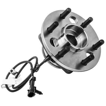 MotorbyMotor 515024 Front Wheel Bearing and Hub Assembly with 6 Lugs w/ABS Fits for Cadillac Escalade, Chevrolet K1500 K2500 Suburban Tahoe, GMC K1500 K2500 Suburban Yukon Hub Bearing MotorbyMotor