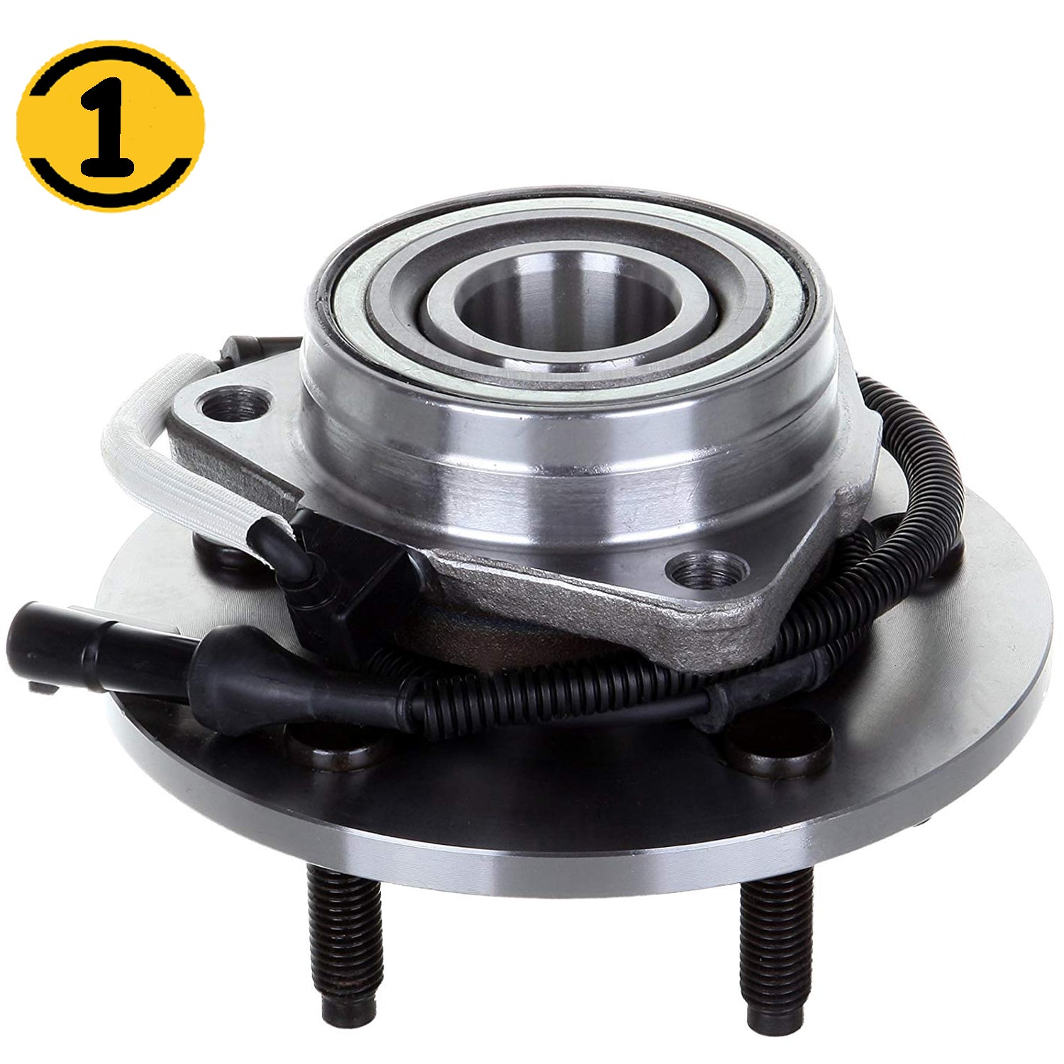 MotorbyMotor 515031 Front Wheel Bearing and Hub Assembly 4WD with 5 Lugs Fits for Ford Expedition 2000 Thru 2002, Lincoln Navigator 2000 Thru 2002 Low-Runout OE Directly Replacement Hub Bearing (4x4) MotorbyMotor