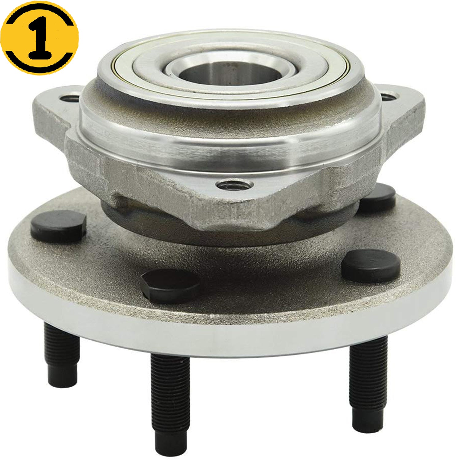 MotorbyMotor 515051 Front Wheel Bearing and Hub Assembly 4WD with 5 Lugs fits for Ford Explorer Ranger, Mazda B3000 B4000,Mercury Mountaineer Low-Runout OE Directly Replacement Hub Bearing w/ABS MotorbyMotor
