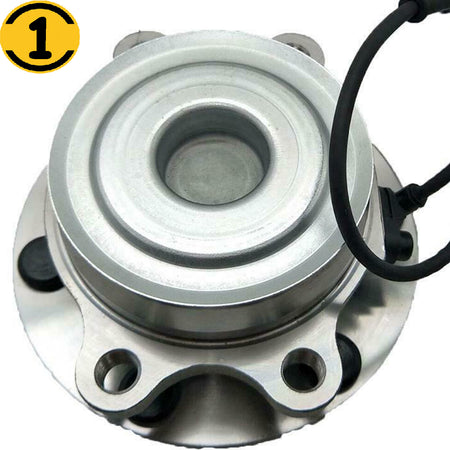 MotorbyMotor 515064 Front Wheel Bearing and Hub Assembly 2WD with 6 Lugs Fit for Nissan Frontier Pathfinder Xterra, Suzuki Equator Low-Runout OE Directly Replacement Hub Bearing (2WD RWD, w/ABS) MotorbyMotor