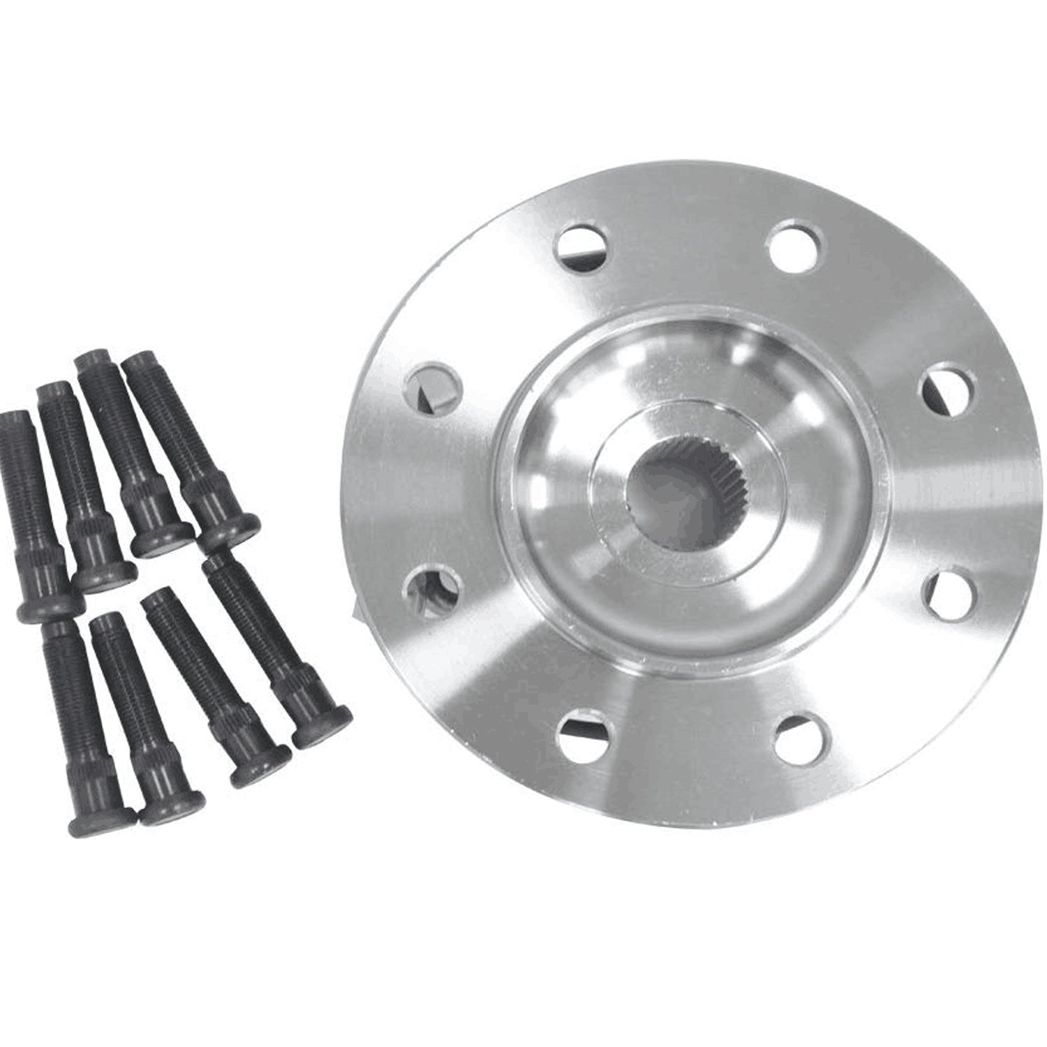 MotorbyMotor 4WD 515069 Front Right Wheel Bearing and Hub Assembly (w/4-Wheel ABS, DRW) with 8 Lugs, 1998 1999 Dodge Ram 3500 -Dual Rear Wheels ONLY-Passenger Side MotorbyMotor