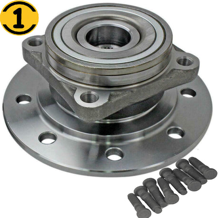 MotorbyMotor Front Wheel Bearing and Hub Assembly Replacement for 1994 1995 1996 1997 1998 1999 Dodge Ram(4WD), 1998 1999 Dodge Ram 3500 (RWD) Hub Bearing w/8 Lugs-515070 MotorbyMotor