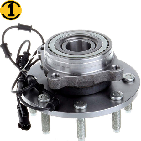 MotorbyMotor 515101 (4WD) Front Heavy Duty Wheel Bearing Assembly with 8 Lugs 2006-2008 Dodge Ram 1500 2500 3500 Wheel Bearing and Hub Assembly (4x4, w/ABS) MotorbyMotor