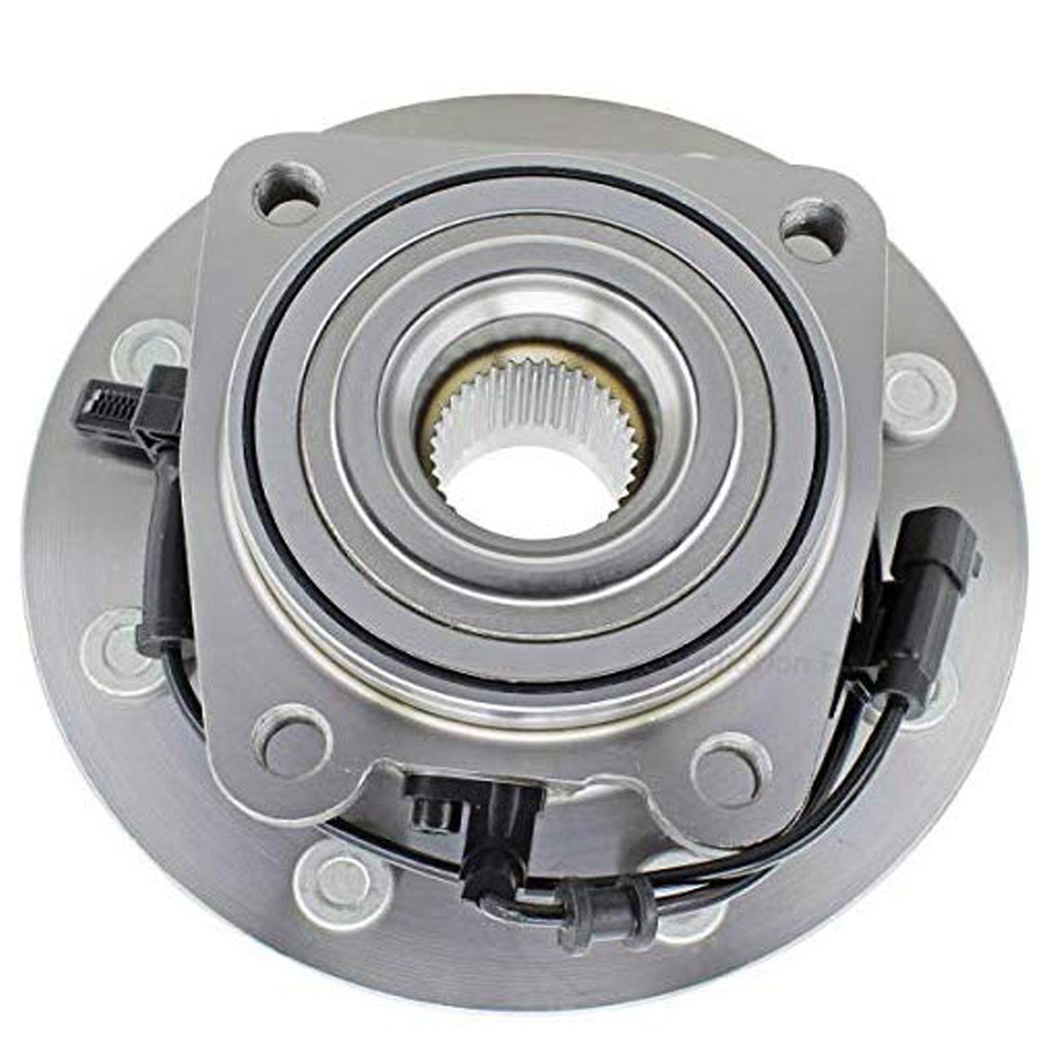 MotorbyMotor 515144 (4WD) Front Heavy Duty Wheel Bearing Assembly with 8 Lugs for Chevy Silverado 2500HD 3500HD, GMC Sierra 2500HD 3500HD Wheel Bearing Hub Assembly (DRW, w/ABS)-Dual Rear Wheel MotorbyMotor