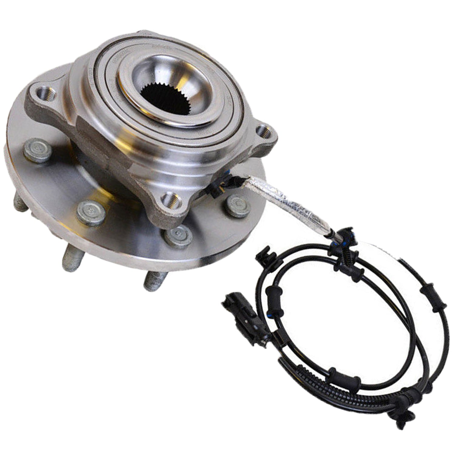 MotorbyMotor 515162 Front Heavy Duty Wheel Bearing Assembly with 8 Lugs Fits for 2014-2018 Ram 2500, 2013-2018 Ram 3500 Wheel Bearing and Hub Assembly (w/ABS, All Models) MotorbyMotor