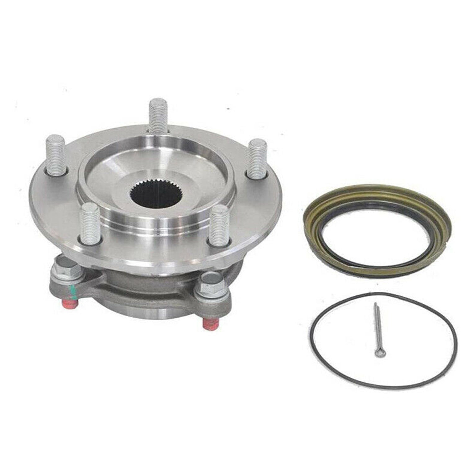 MotorbyMotor 950-002 (4WD) Front Heavy Duty Wheel Bearing Assembly with 5 Lugs Fits for 2008-2018 Toyota Sequoia, 2005-2018 Toyota Tundra Wheel Bearing and Hub Assembly (4x4) MotorbyMotor
