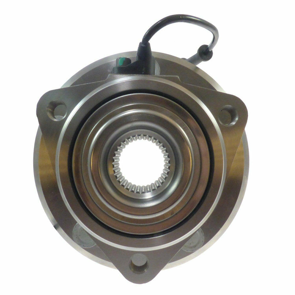 MotorbyMotor HA590482 Front Wheel Bearing and Hub Assembly with 5 Lugs fits for Jeep Wrangler,Jeep Wrangler JK Low-Runout OE Directly Replacement Hub Bearing w/ABS 4WD MotorbyMotor
